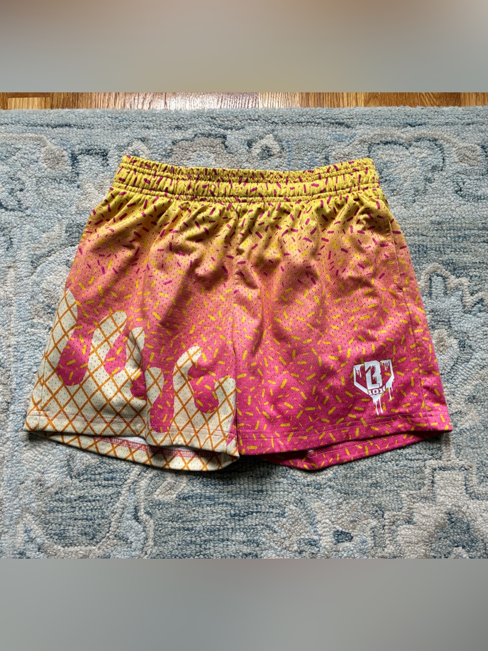 Baseball lifestyle 101 banana split ice cream short